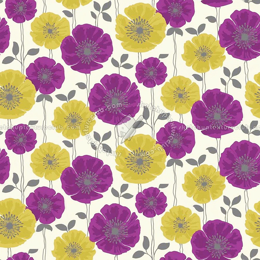 Textures   -   MATERIALS   -   WALLPAPER   -   Floral  - Floral wallpaper texture seamless 11027 (seamless)