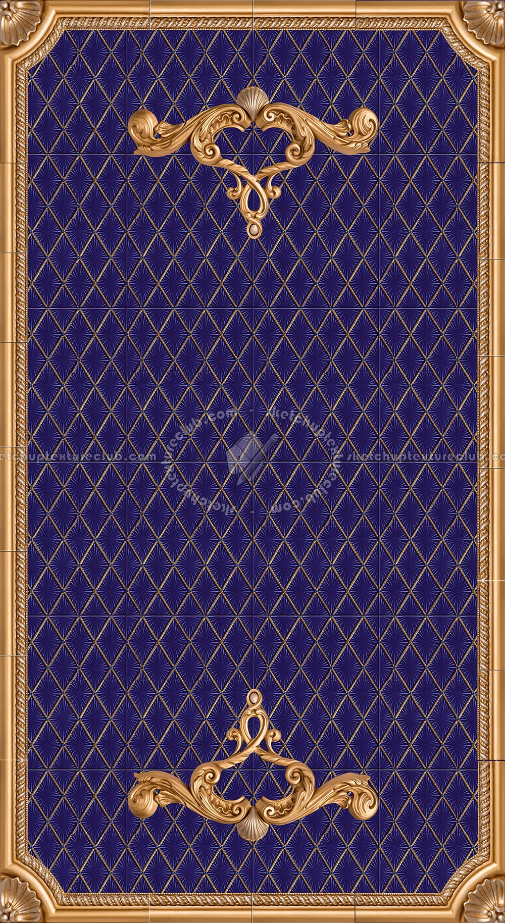 Textures   -   ARCHITECTURE   -   TILES INTERIOR   -   Coordinated themes  - Luxury tiles paneling coordinetd colors texture seamless 13940 (seamless)