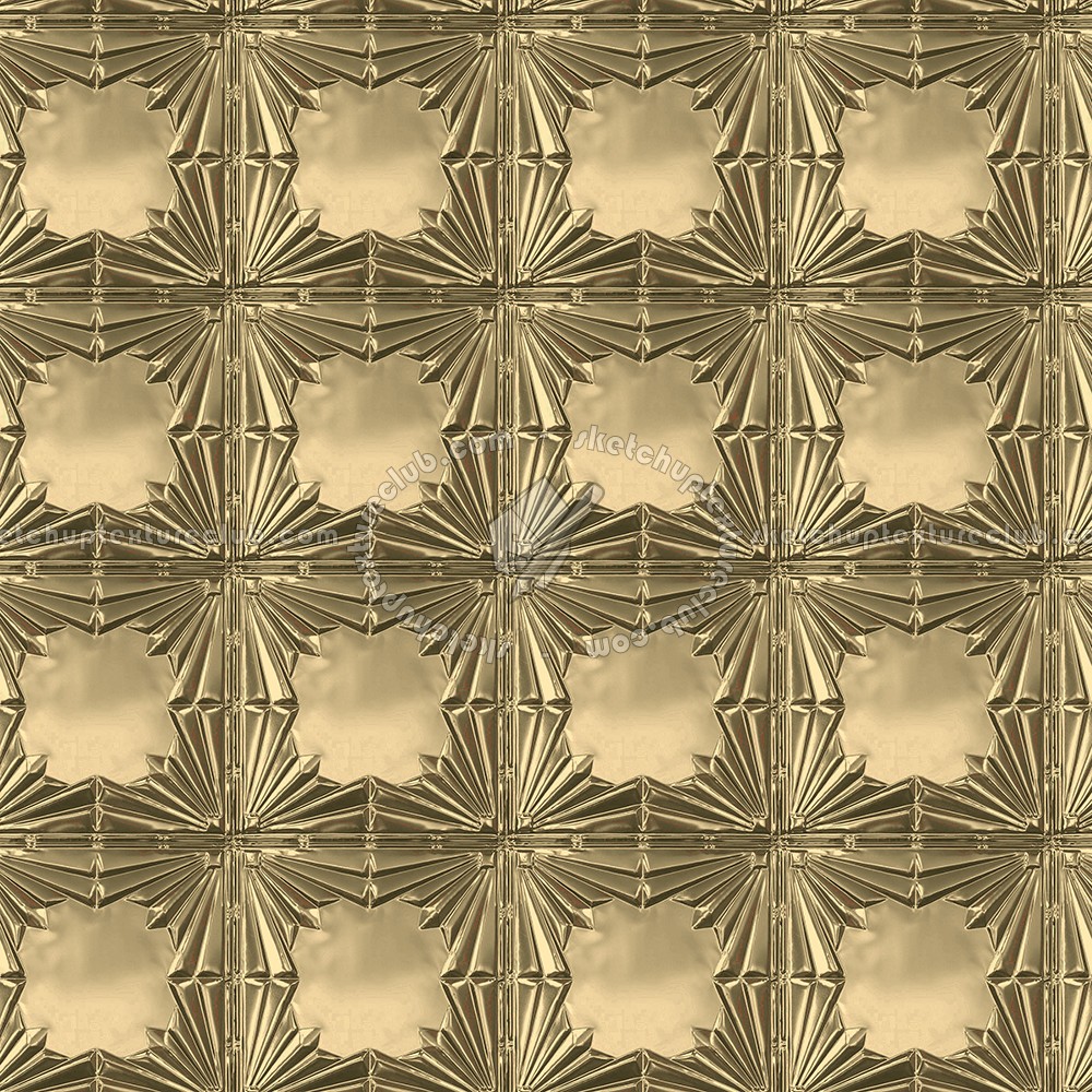 Textures   -   MATERIALS   -   METALS   -   Panels  - Brass metal panel texture seamless 10438 (seamless)