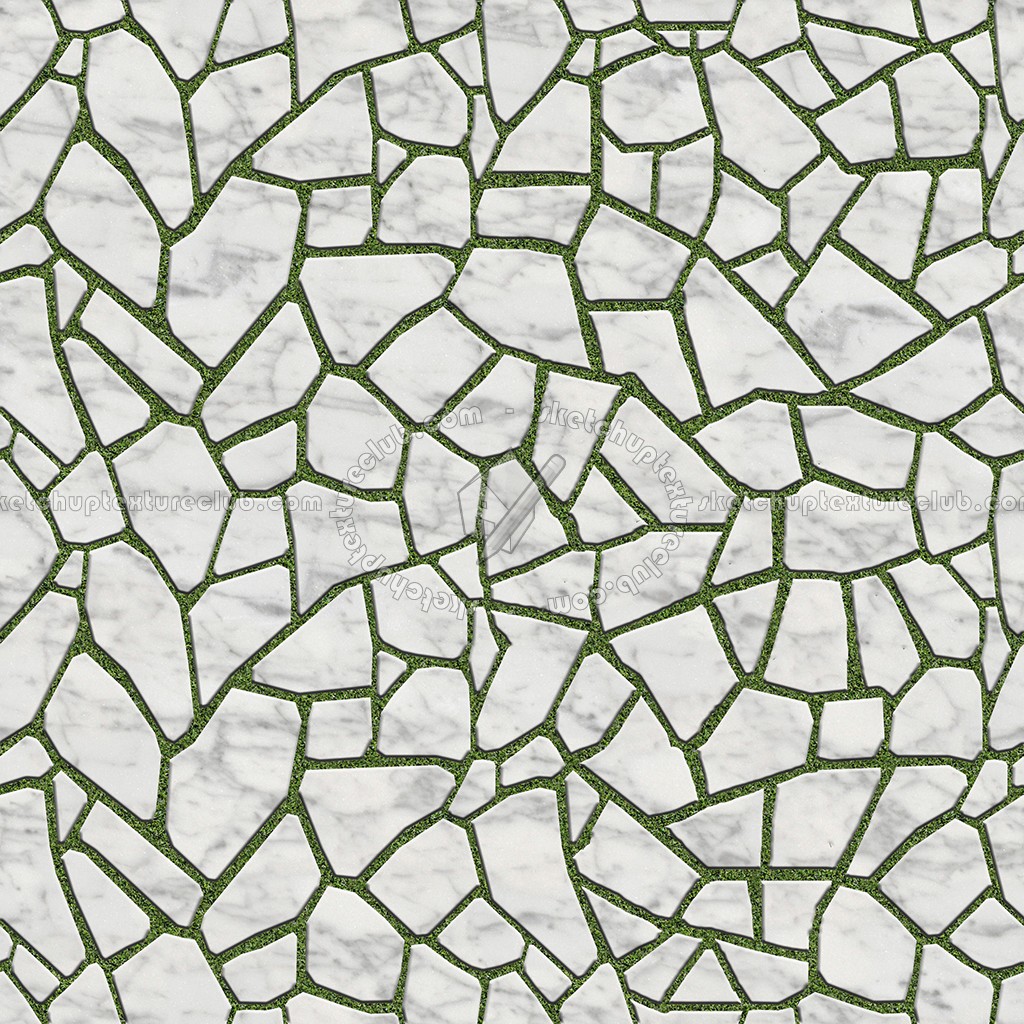 Textures   -   ARCHITECTURE   -   PAVING OUTDOOR   -   Flagstone  - Carrara marble paving flagstone texture seamless 05912 (seamless)