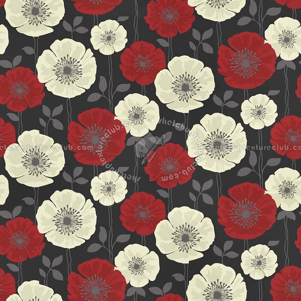 Textures   -   MATERIALS   -   WALLPAPER   -   Floral  - Floral wallpaper texture seamless 11028 (seamless)