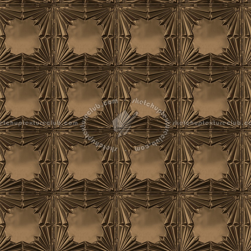 Textures   -   MATERIALS   -   METALS   -   Panels  - Bronze metal panel texture seamless 10439 (seamless)