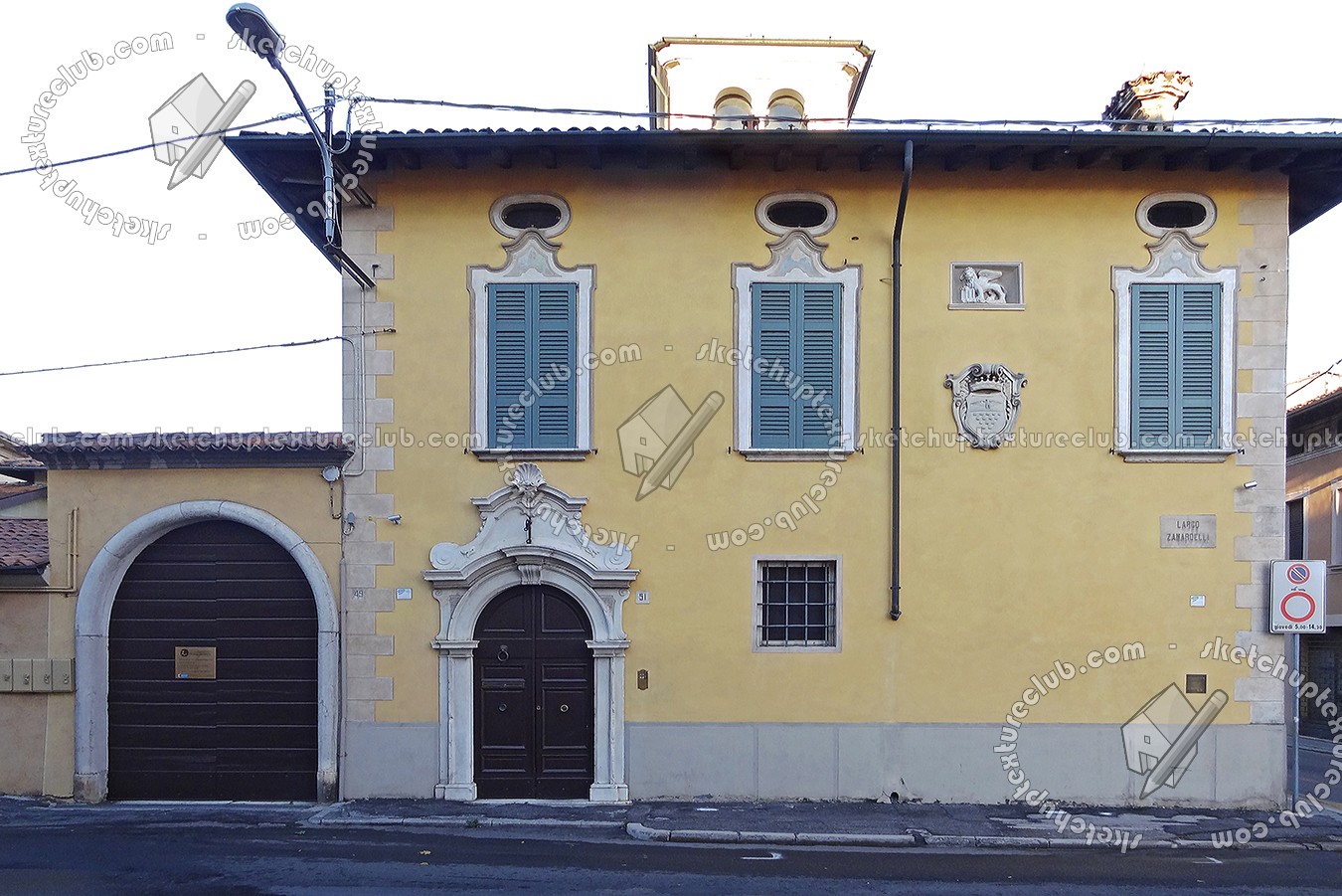 Textures   -   ARCHITECTURE   -   BUILDINGS   -   Old Buildings  - Italy nineteenth century residential building b 17470