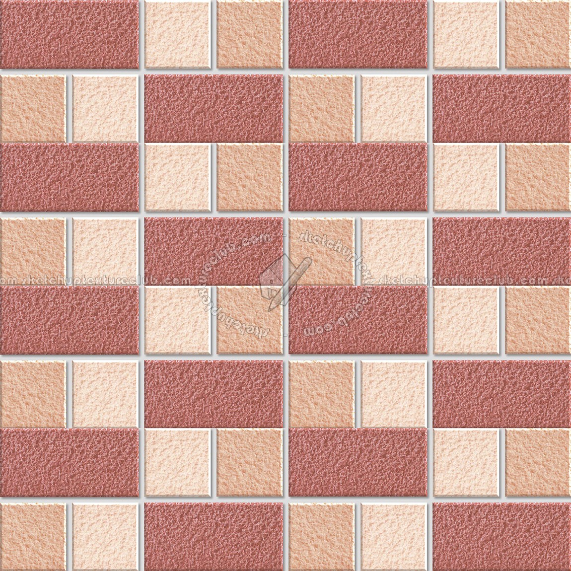Textures   -   ARCHITECTURE   -   TILES INTERIOR   -   Mosaico   -   Mixed format  - Mosaico mixed size tiles texture seamless 15583 (seamless)