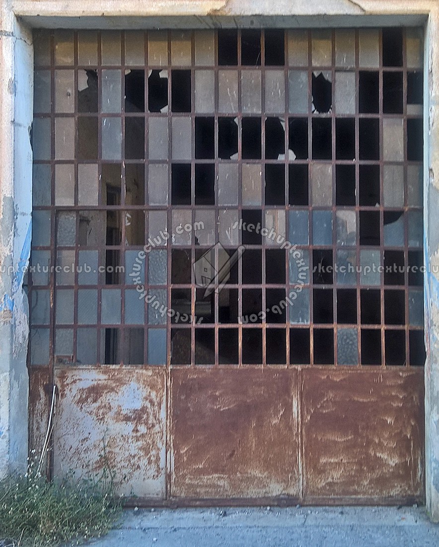 Textures   -   ARCHITECTURE   -   BUILDINGS   -   Doors   -   Main doors  - Old main door vhit glass blocks broken texture 17423