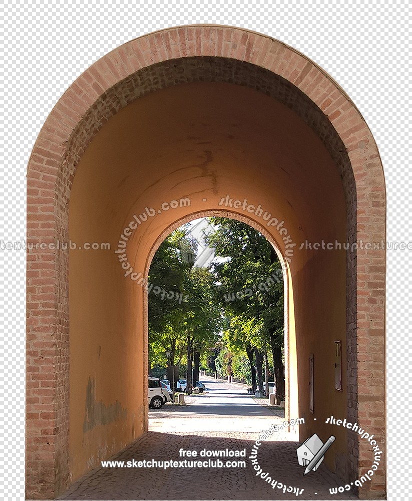 Textures   -   ARCHITECTURE   -   BUILDINGS   -   Doors   -   Main doors  - Arched brick main door 17690