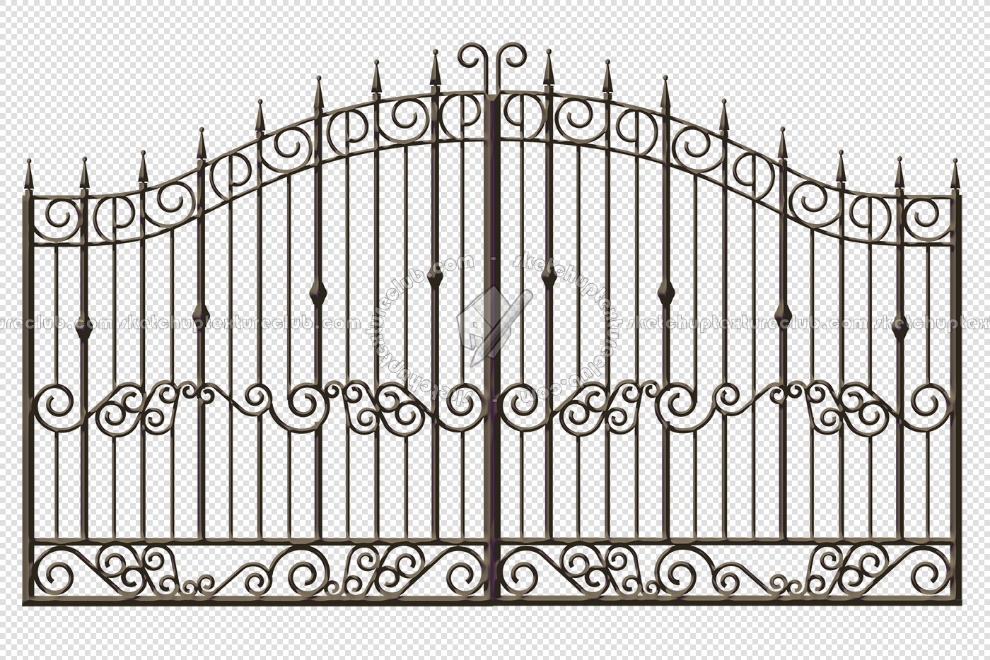 Textures   -   ARCHITECTURE   -   BUILDINGS   -   Gates  - Cut out bronze entrance gate texture 18615