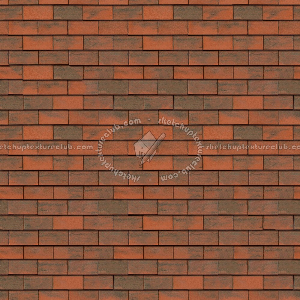 Textures   -   ARCHITECTURE   -   ROOFINGS   -   Flat roofs  - France Tuile plate clay roof tiles texture seamless 03568 (seamless)