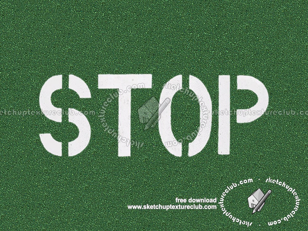 Textures   -   ARCHITECTURE   -   ROADS   -   Roads Markings  - Road markings stop sign texture seamless 18786 (seamless)