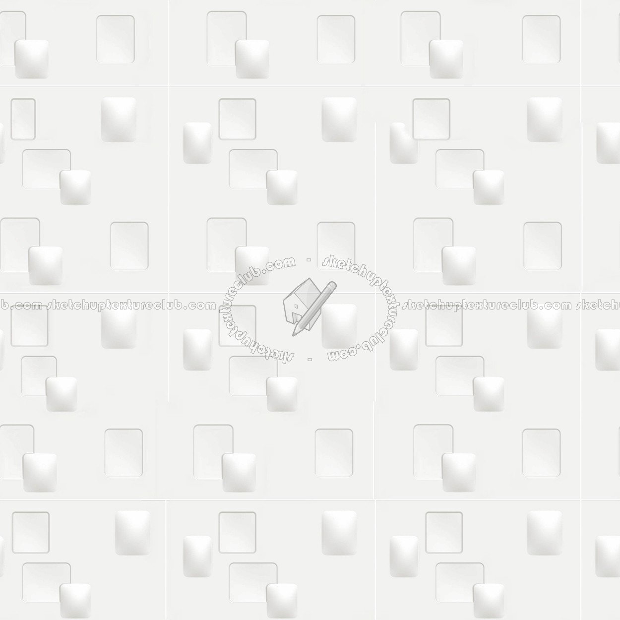 Textures   -   ARCHITECTURE   -   DECORATIVE PANELS   -   3D Wall panels   -   White panels  - White interior 3D wall panel texture seamless 02977 (seamless)