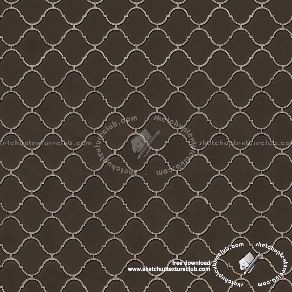 Textures   -   ARCHITECTURE   -   TILES INTERIOR   -   Ornate tiles   -   Geometric patterns  - Arabescque mosaic tile texture seamless 18909 (seamless)