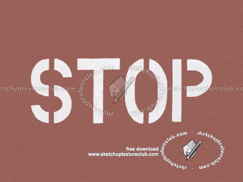 Textures   -   ARCHITECTURE   -   ROADS   -   Roads Markings  - Road markings stop sign texture seamless 18787 (seamless)