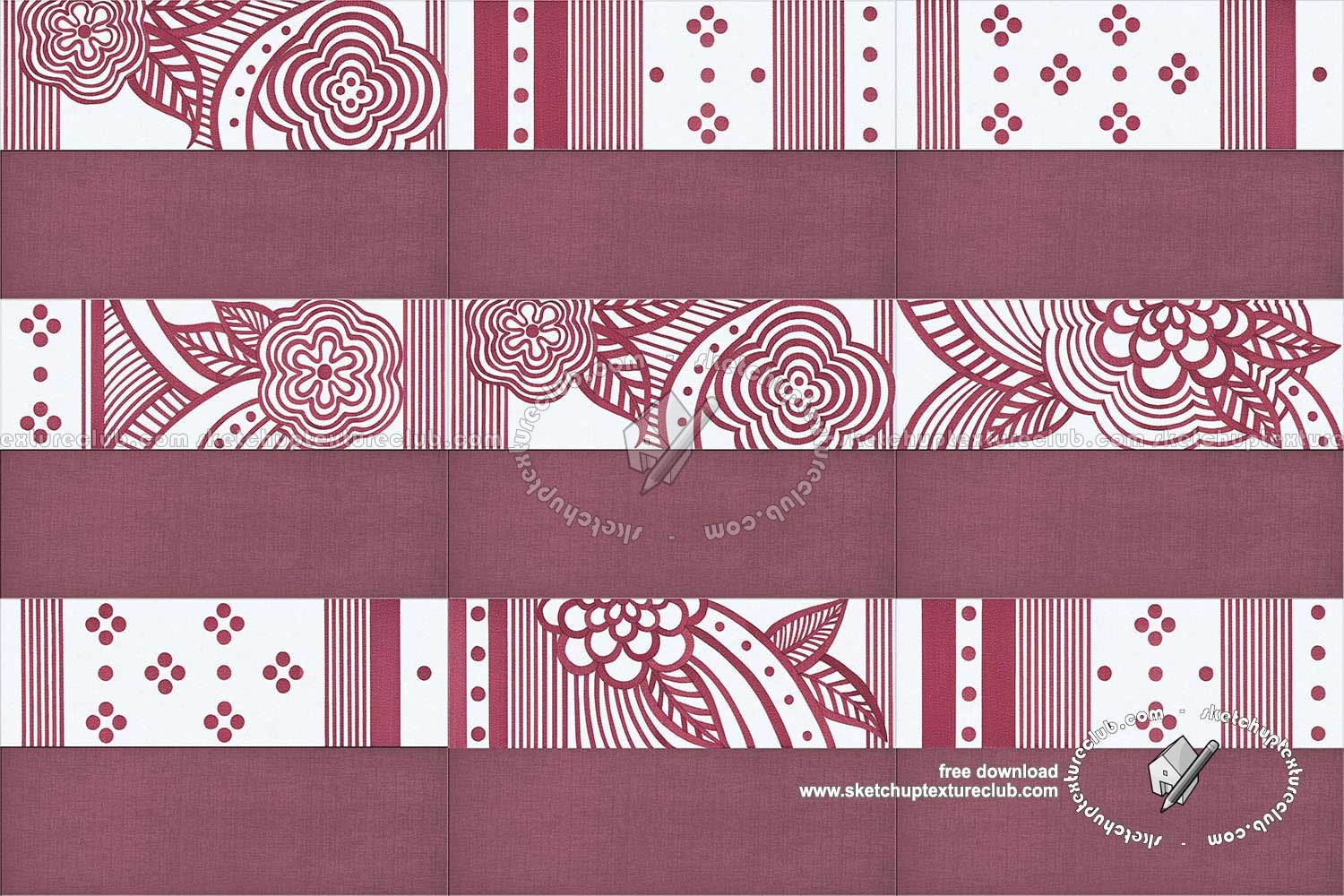 Textures   -   ARCHITECTURE   -   TILES INTERIOR   -   Ornate tiles   -   Patchwork  - Ceramic patchwork tile texture seamless 20221 (seamless)