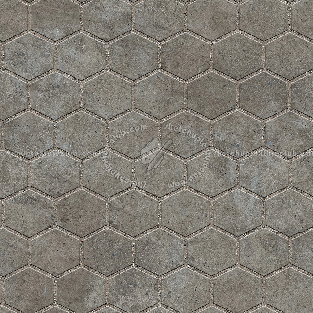 Textures   -   ARCHITECTURE   -   PAVING OUTDOOR   -   Hexagonal  - Dirty stone paving outdoor hexagonal texture seamless 06034 (seamless)