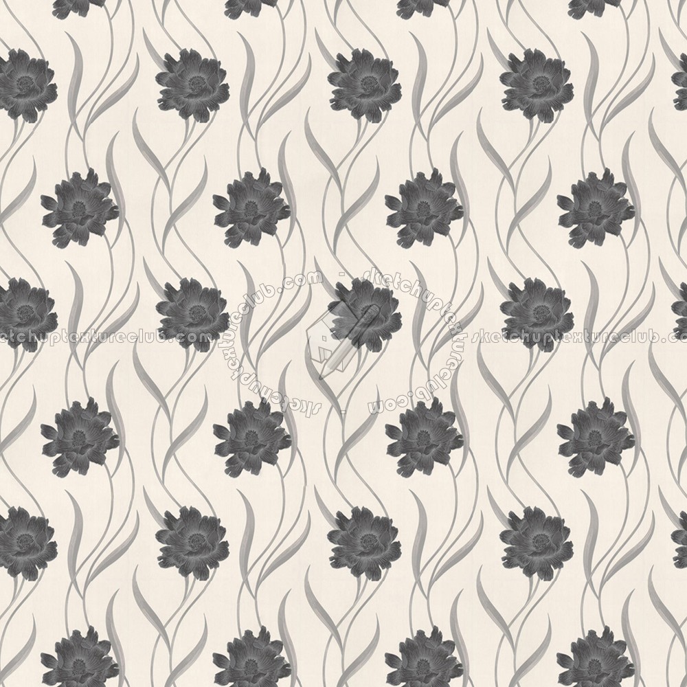 Textures   -   MATERIALS   -   WALLPAPER   -   Floral  - Floral wallpaper texture seamless 11033 (seamless)