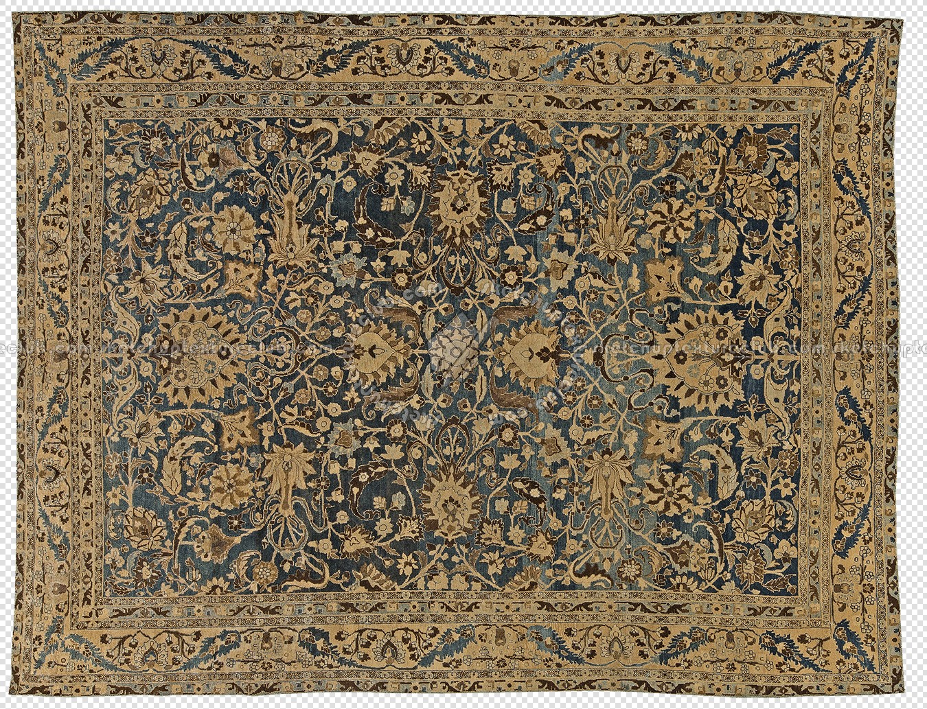 Textures   -   MATERIALS   -   RUGS   -   Persian &amp; Oriental rugs  - Old cut out persian rug texture 20165