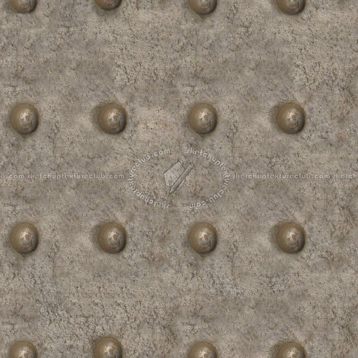 Textures   -   MATERIALS   -   METALS   -   Plates  - Riveted flat metal plate texture seamless 10625 (seamless)