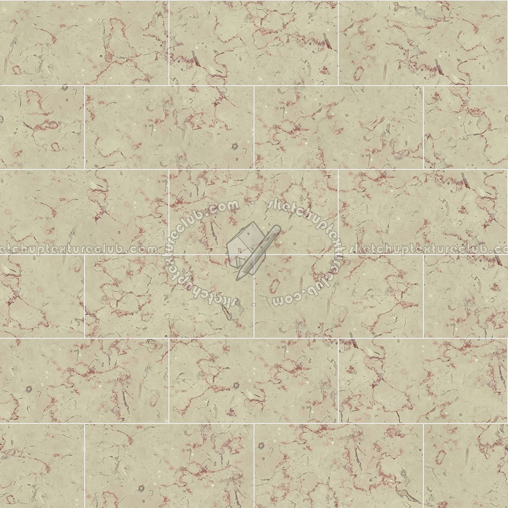 Textures   -   ARCHITECTURE   -   TILES INTERIOR   -   Marble tiles   -   Cream  - Terrasanta marble tile texture seamless 14302 (seamless)