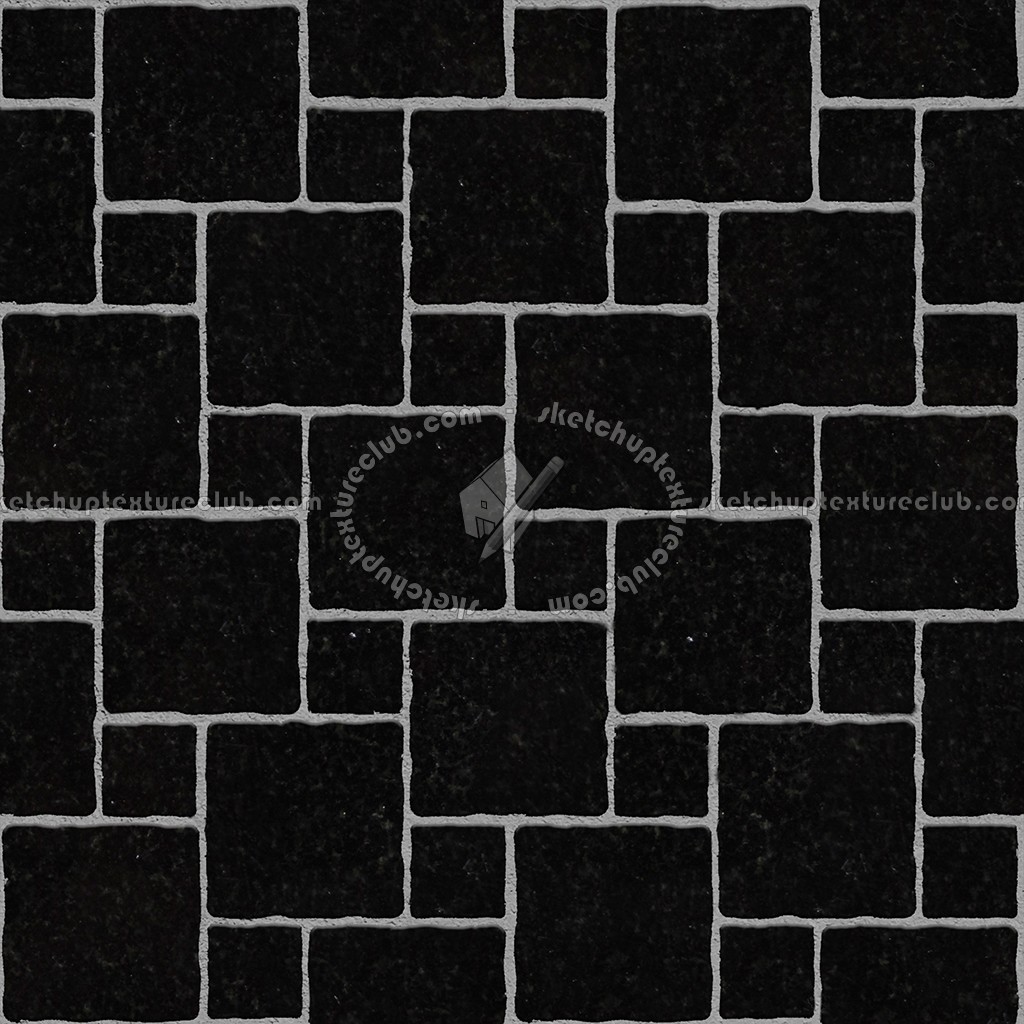 Textures   -   ARCHITECTURE   -   PAVING OUTDOOR   -   Marble  - Black marble paving outdoor texture seamless 17825 (seamless)