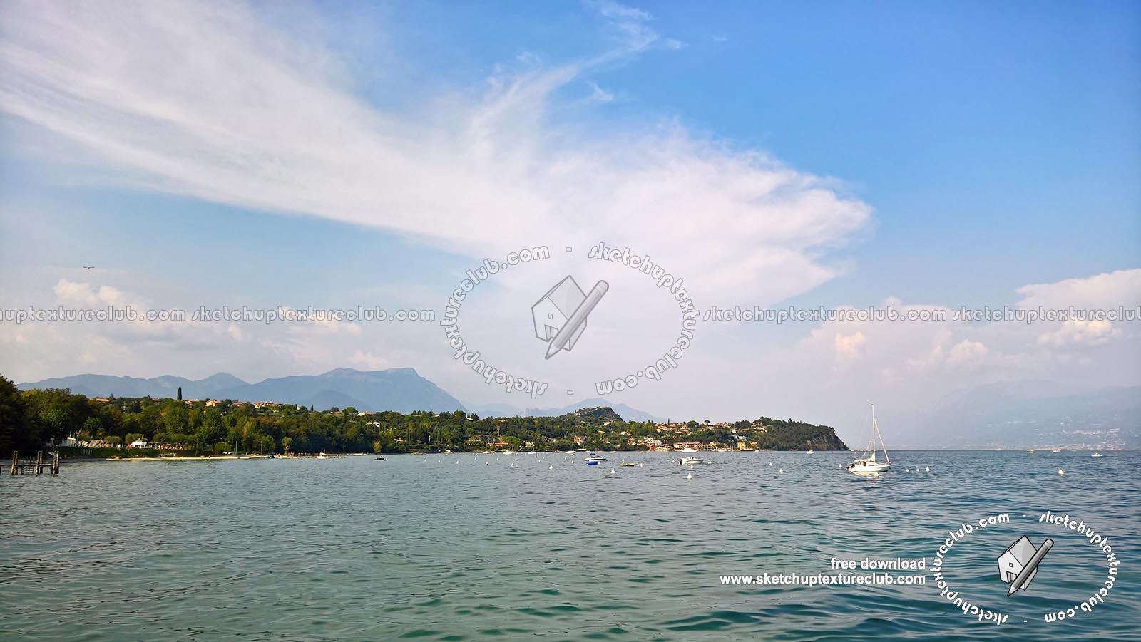 Textures   -   BACKGROUNDS &amp; LANDSCAPES   -   NATURE   -   Lakes  - Italy garda lake landascape 18322