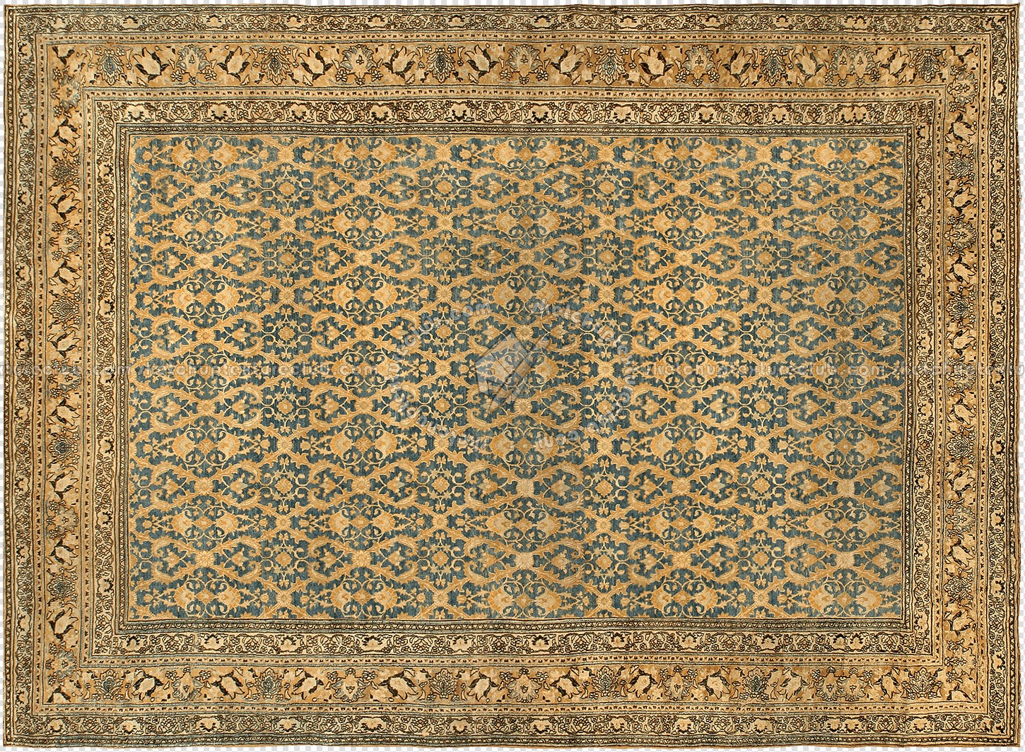 Textures   -   MATERIALS   -   RUGS   -   Persian &amp; Oriental rugs  - Old cut out persian rug texture 20167
