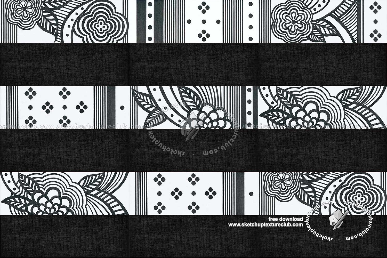 Textures   -   ARCHITECTURE   -   TILES INTERIOR   -   Ornate tiles   -   Patchwork  - Ceramic patchwork tile texture seamless 20224 (seamless)