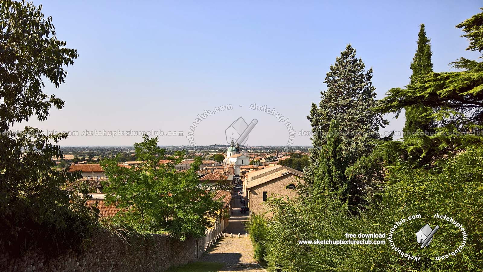 Textures   -   BACKGROUNDS &amp; LANDSCAPES   -   CITY &amp; TOWNS  - Italy city landscape texture 18064