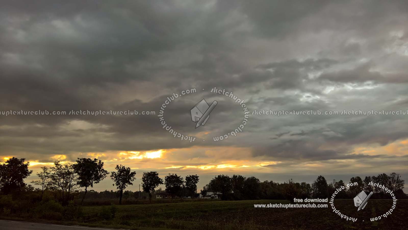 Textures   -   BACKGROUNDS &amp; LANDSCAPES   -   SUNRISES &amp; SUNSETS  - Sunrise with countryside background 19243