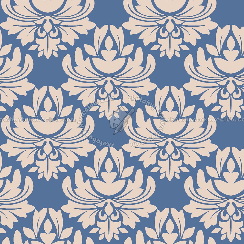 Textures   -   MATERIALS   -   WALLPAPER   -   Damask  - Damask wallpaper texture seamless 10954 (seamless)
