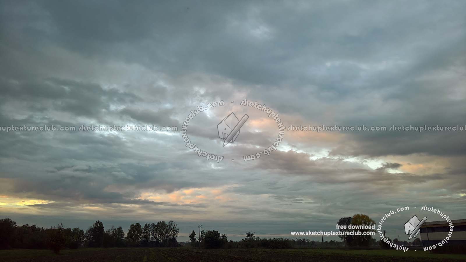Textures   -   BACKGROUNDS & LANDSCAPES   -   SUNRISES & SUNSETS  - Sunrise with countryside background 19244