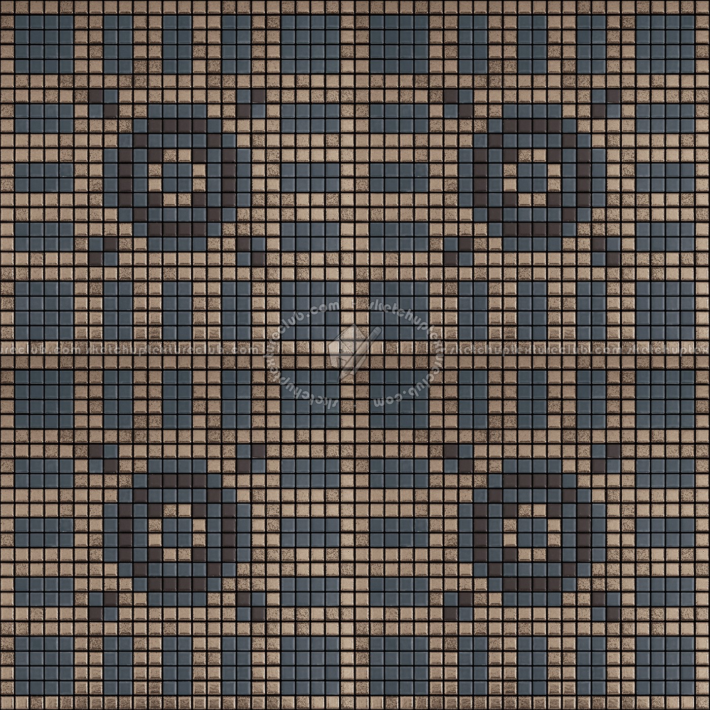 Textures   -   ARCHITECTURE   -   TILES INTERIOR   -   Mosaico   -   Classic format   -   Patterned  - Mosaico patterned tiles texture seamless 15085 (seamless)