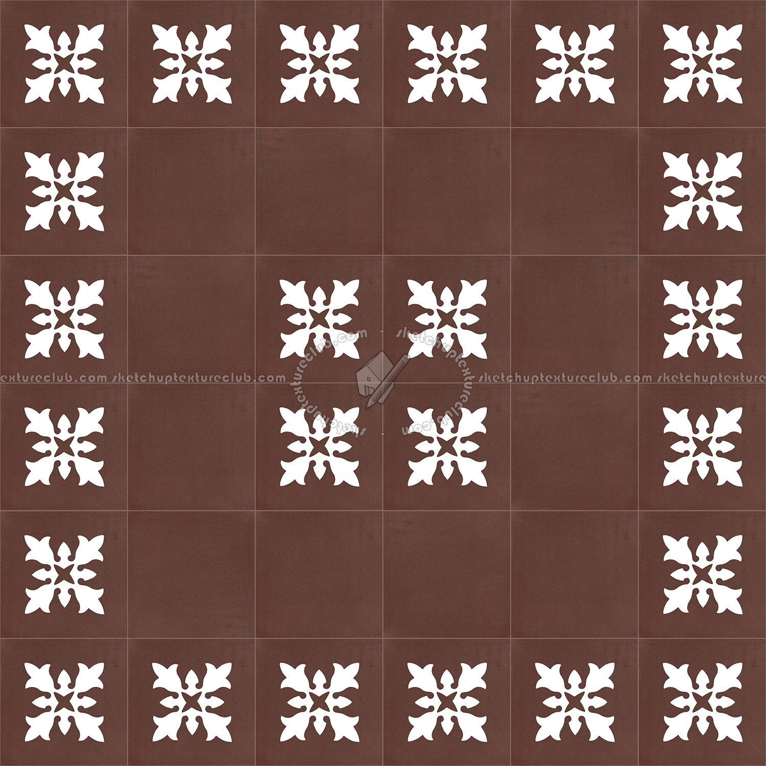 Textures   -   ARCHITECTURE   -   TILES INTERIOR   -   Cement - Encaustic   -   Encaustic  - Traditional encaustic cement ornate tile texture seamless 13494 (seamless)