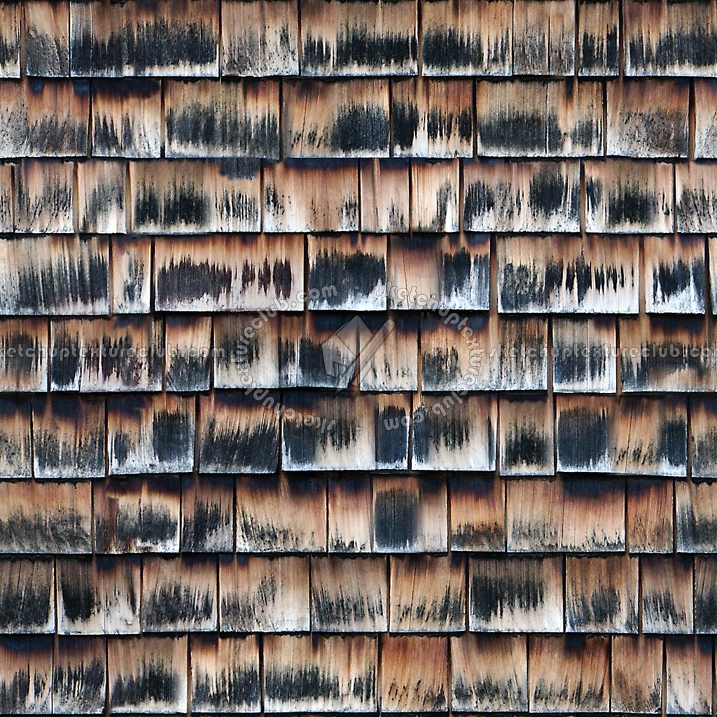 Textures   -   ARCHITECTURE   -   ROOFINGS   -   Shingles wood  - Wood shingle roof texture seamless 03837 (seamless)