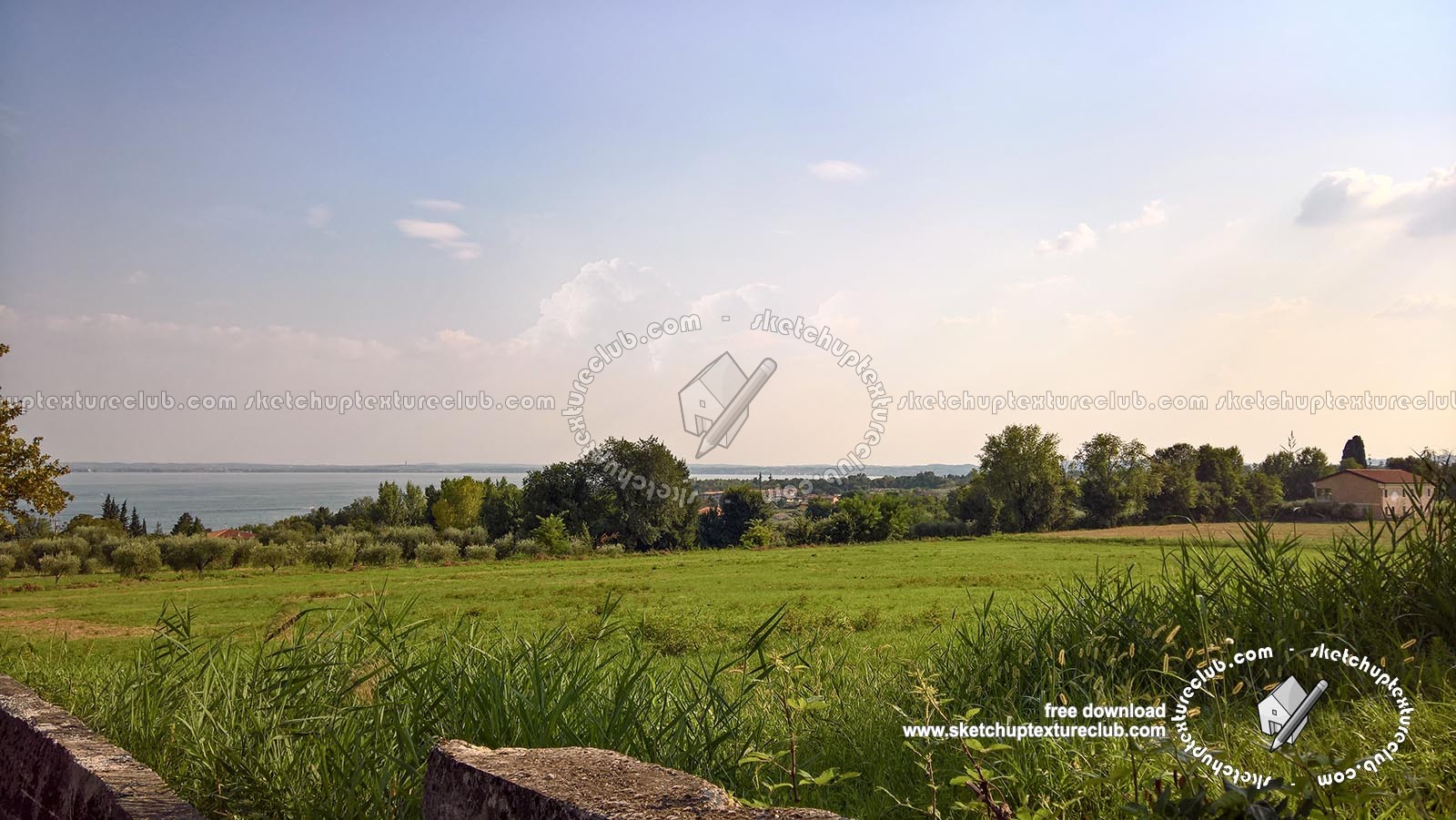 Textures   -   BACKGROUNDS &amp; LANDSCAPES   -   NATURE   -   Lakes  - Countryside with lake landascape 18328