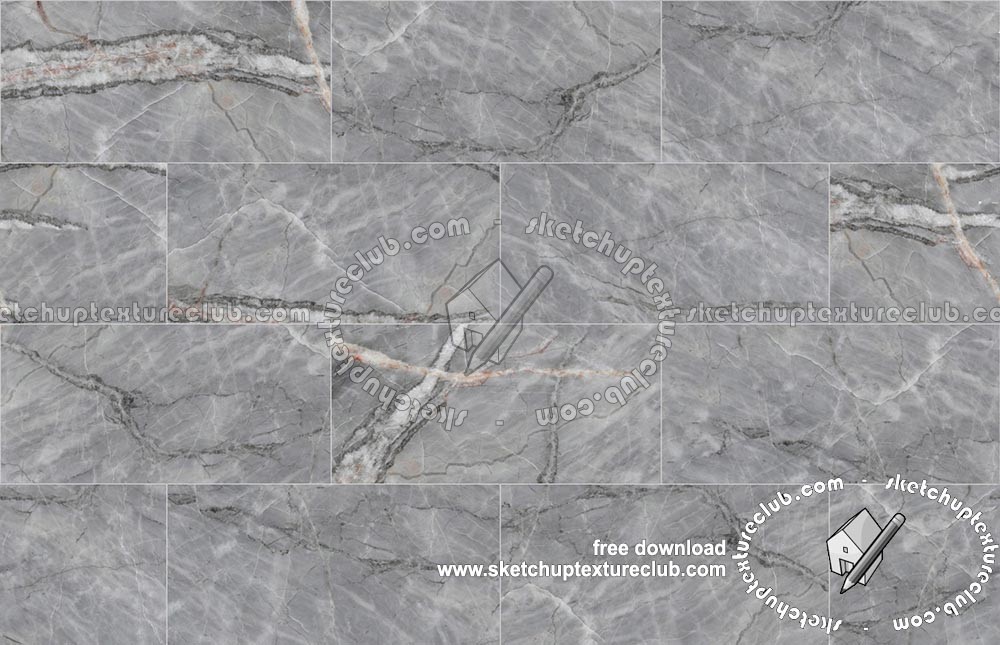 Textures   -   ARCHITECTURE   -   TILES INTERIOR   -   Marble tiles   -   Grey  - Peach blossom carnian gray marble floor texture seamless 19123 (seamless)