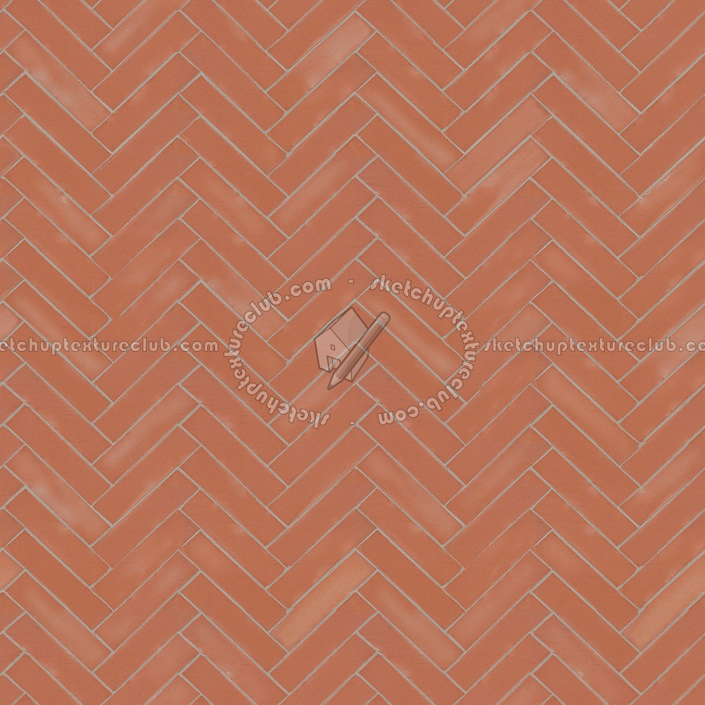 Textures   -   ARCHITECTURE   -   TILES INTERIOR   -   Terracotta tiles  - Terracotta herringbone tile texture seamless 16069 (seamless)