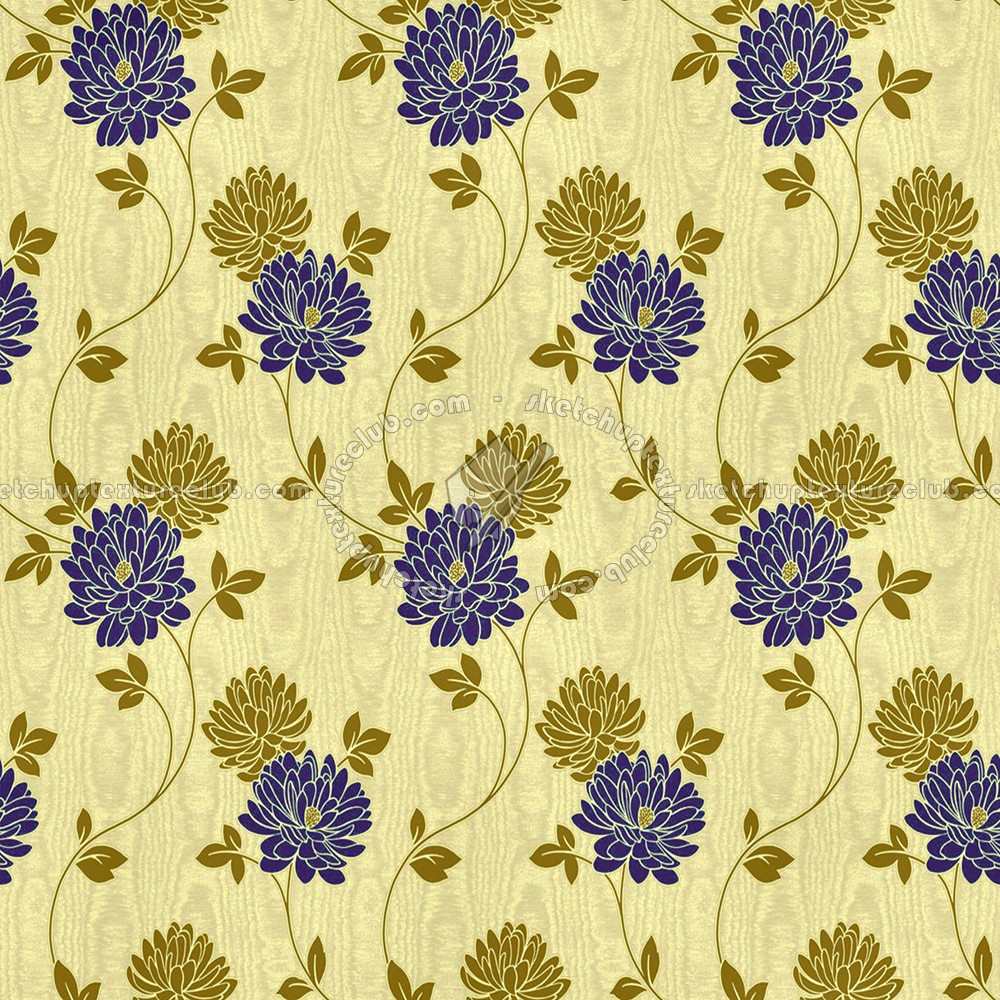 Textures   -   MATERIALS   -   WALLPAPER   -   Floral  - Floral wallpaper texture seamless 11042 (seamless)