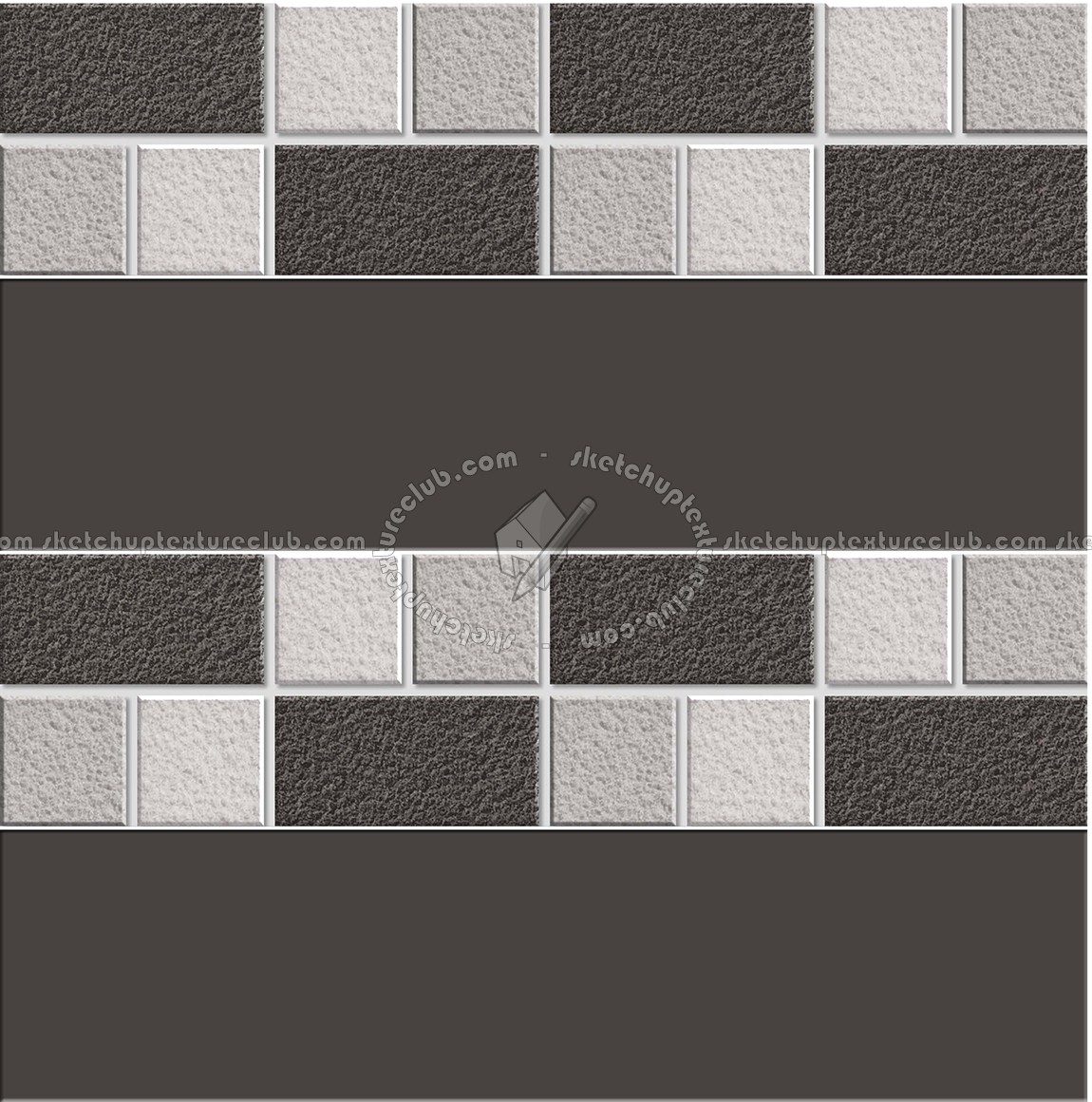 Textures   -   ARCHITECTURE   -   TILES INTERIOR   -   Mosaico   -   Mixed format  - Mosaico mixed size tiles texture seamless 15595 (seamless)