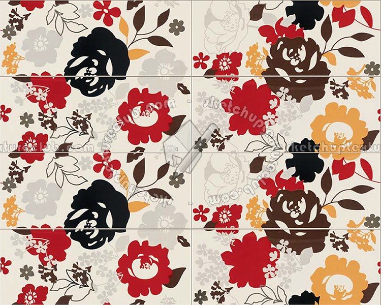 Textures   -   ARCHITECTURE   -   TILES INTERIOR   -   Coordinated themes  - Series deco style tiles texture seamless 13958 (seamless)