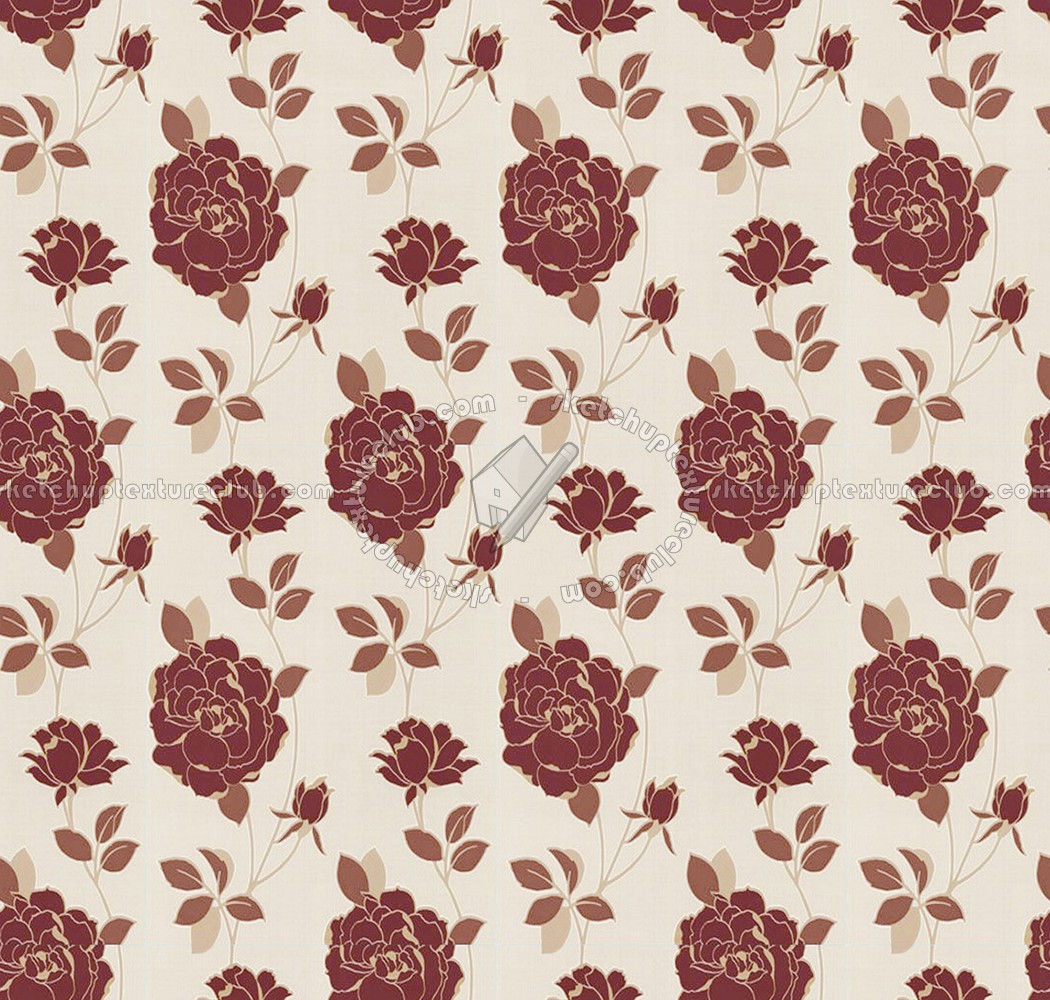 Textures   -   MATERIALS   -   WALLPAPER   -   Floral  - Floral wallpaper texture seamless 11048 (seamless)