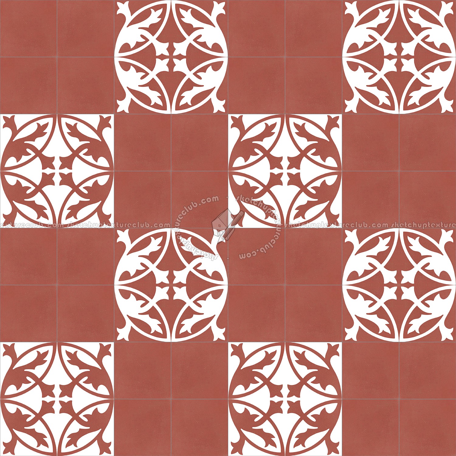 Textures   -   ARCHITECTURE   -   TILES INTERIOR   -   Cement - Encaustic   -   Encaustic  - Traditional encaustic cement ornate tile texture seamless 13502 (seamless)
