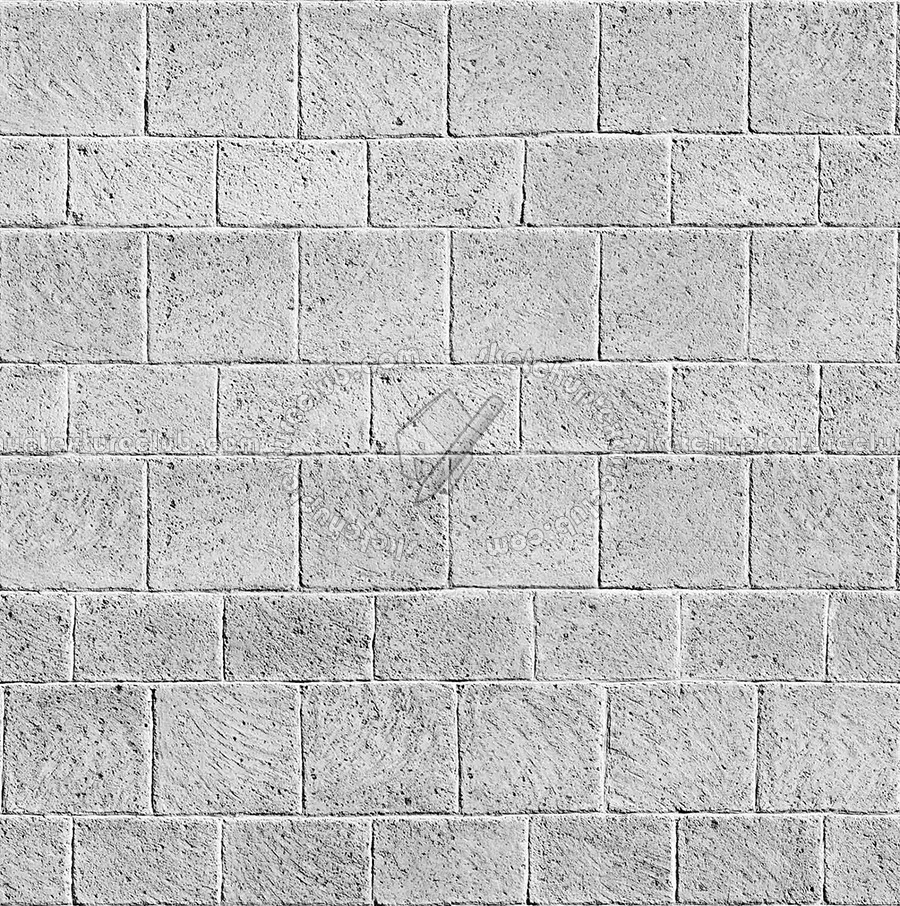 Textures   -   ARCHITECTURE   -   STONES WALLS   -   Claddings stone   -   Exterior  - Wall cladding stone texture seamless 07804 - Bump