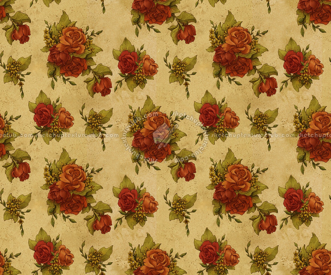 Textures   -   MATERIALS   -   WALLPAPER   -   Floral  - Floral wallpaper texture seamless 11049 (seamless)