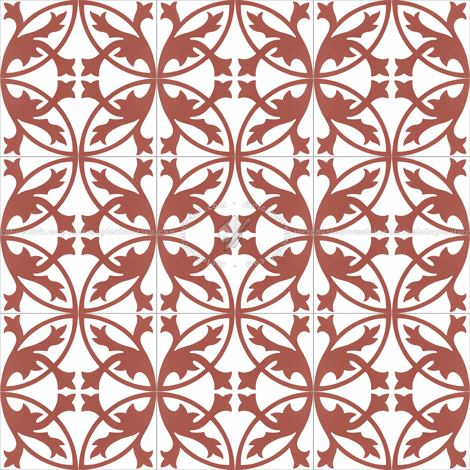 Textures   -   ARCHITECTURE   -   TILES INTERIOR   -   Cement - Encaustic   -   Encaustic  - Traditional encaustic cement ornate tile texture seamless 13503 (seamless)