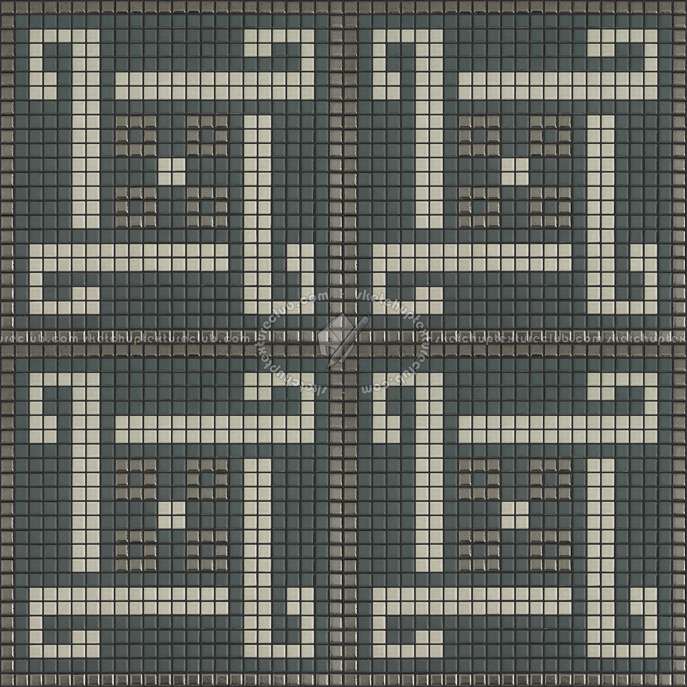 Textures   -   ARCHITECTURE   -   TILES INTERIOR   -   Mosaico   -   Classic format   -   Patterned  - Mosaico patterned tiles texture seamless 15096 (seamless)