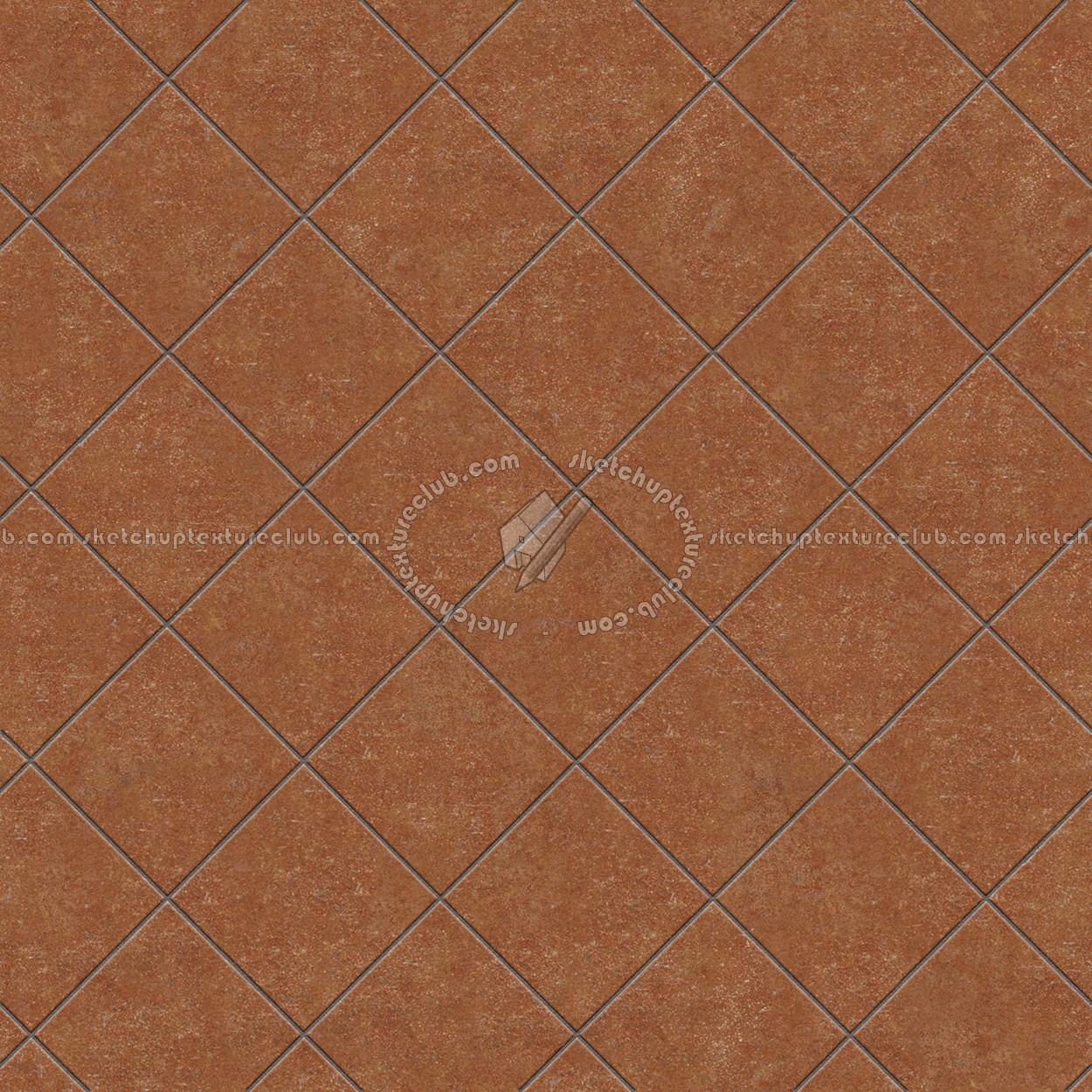 Textures   -   ARCHITECTURE   -   TILES INTERIOR   -   Terracotta tiles  - Terracotta tile texture seamless 16079 (seamless)