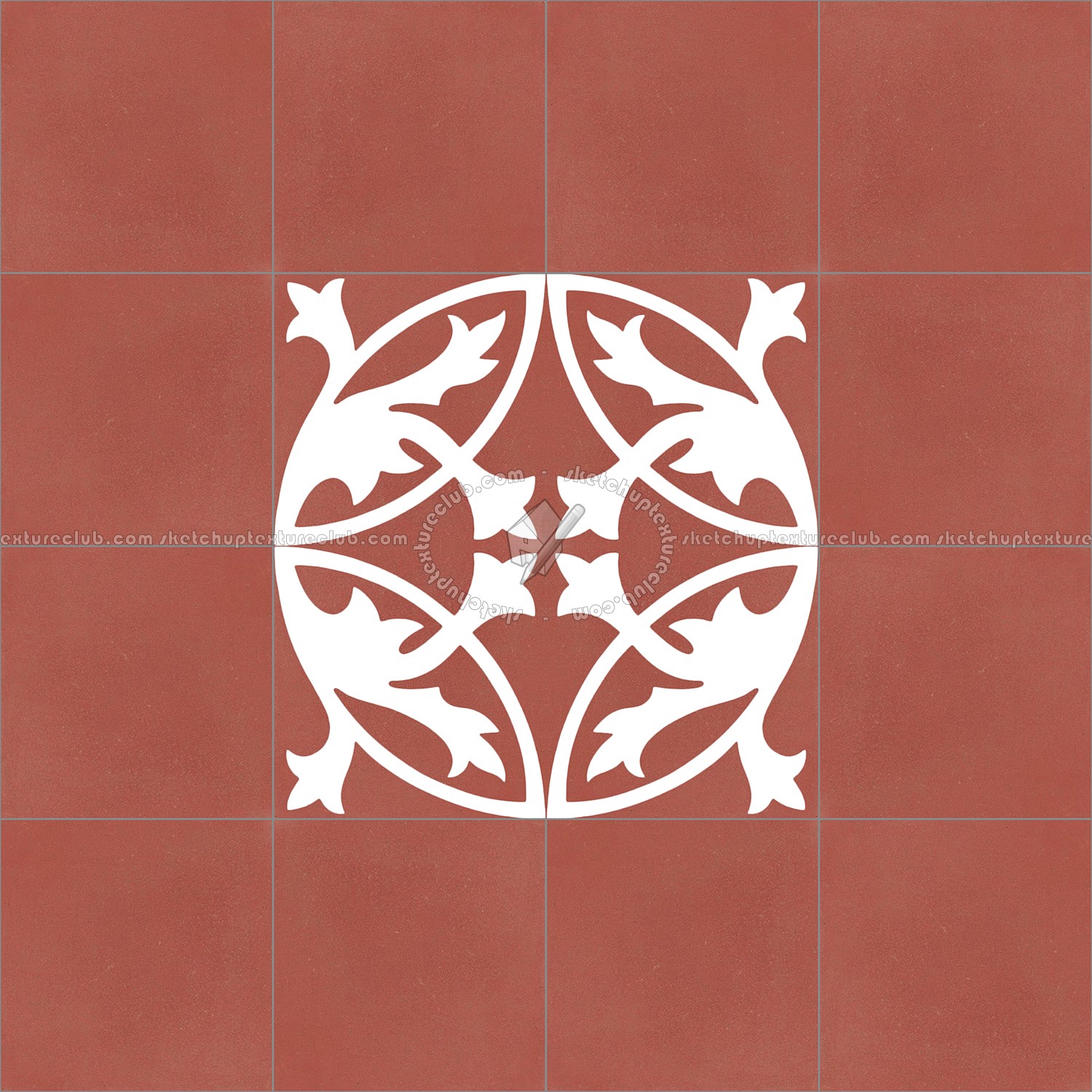 Textures   -   ARCHITECTURE   -   TILES INTERIOR   -   Cement - Encaustic   -   Encaustic  - Traditional encaustic cement ornate tile texture seamless 13505 (seamless)