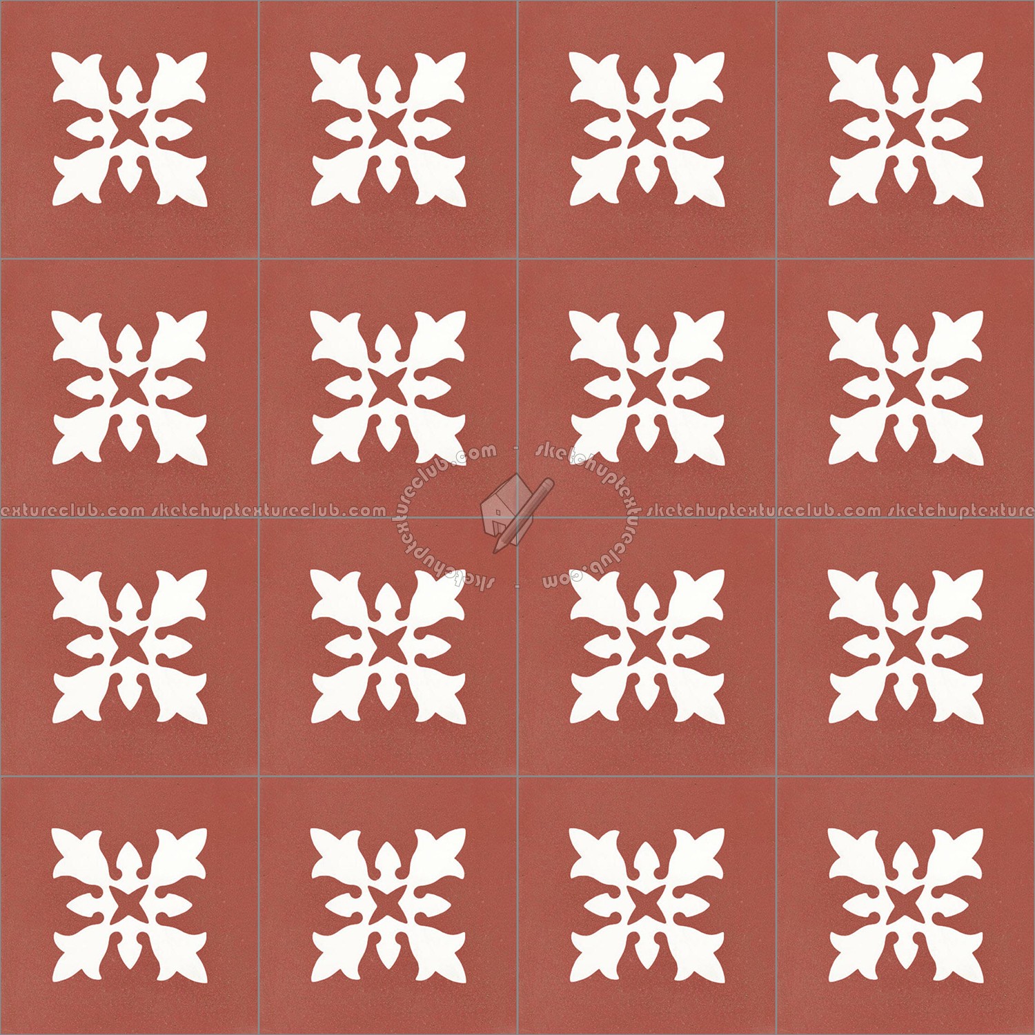Textures   -   ARCHITECTURE   -   TILES INTERIOR   -   Cement - Encaustic   -   Encaustic  - Traditional encaustic cement ornate tile texture seamless 13506 (seamless)