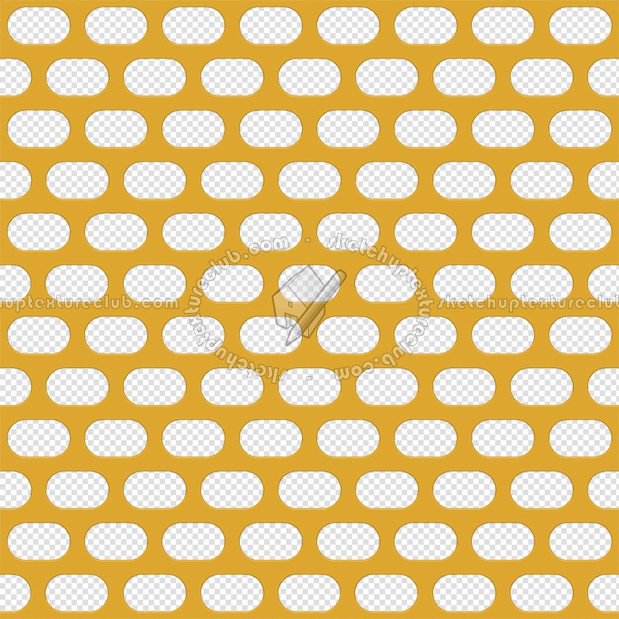 Textures   -   MATERIALS   -   METALS   -   Perforated  - Yellow panited perforate metal texture seamless 10545 (seamless)