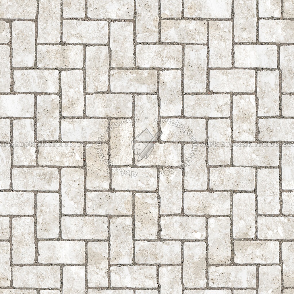 Textures   -   ARCHITECTURE   -   PAVING OUTDOOR   -   Concrete   -   Herringbone  - Concrete paving herringbone outdoor texture seamless 05864 (seamless)